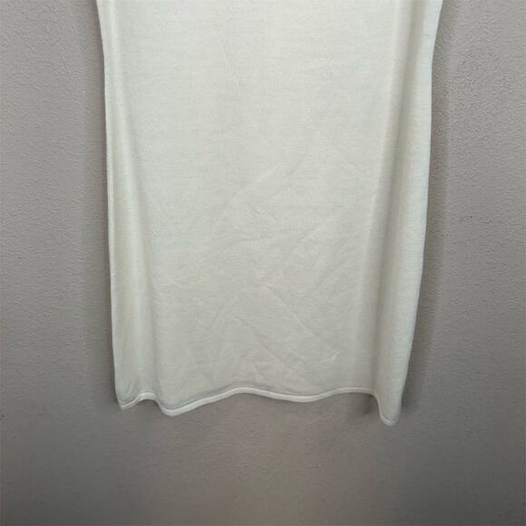 Moda‎ International Women's XS White Sleeveless Sheath Dress Short Casual - Picture 4 of 12